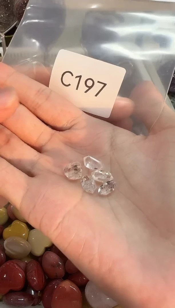 未镶嵌珠宝半成品水晶h*C197 拍一发五