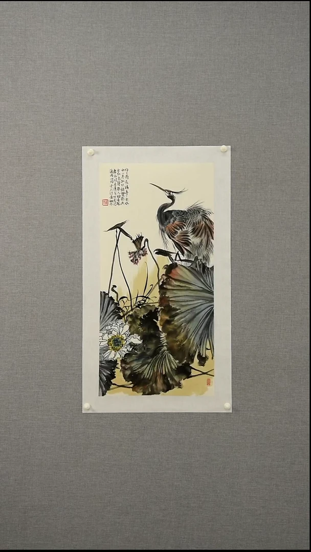 国画黄老师=花鸟-2平尺-09