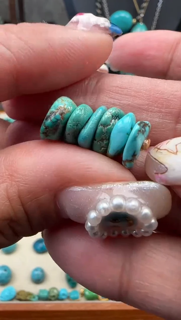 未镶嵌绿松石珠宝奇石绿松石