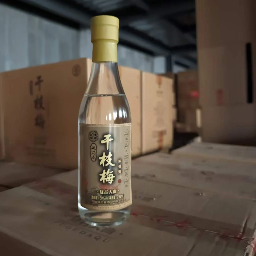 姚花春干枝梅白酒复古大曲50度50度233ml