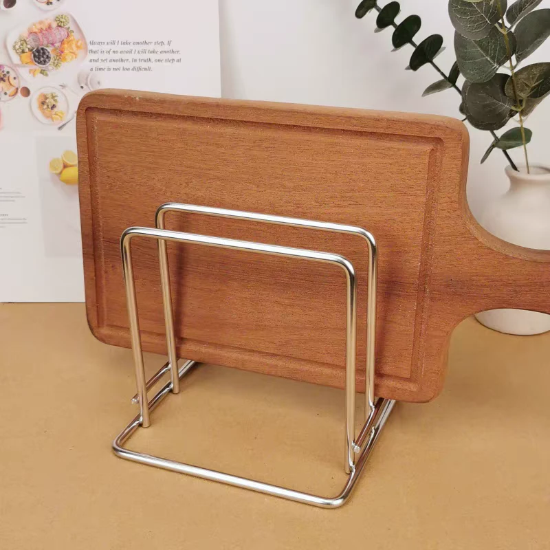 防锈防滑锅盖架子收纳橱柜刀架免打孔式壁挂式收纳架