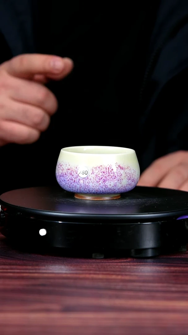 180#李晓虎一级品原矿钧瓷罗汉杯