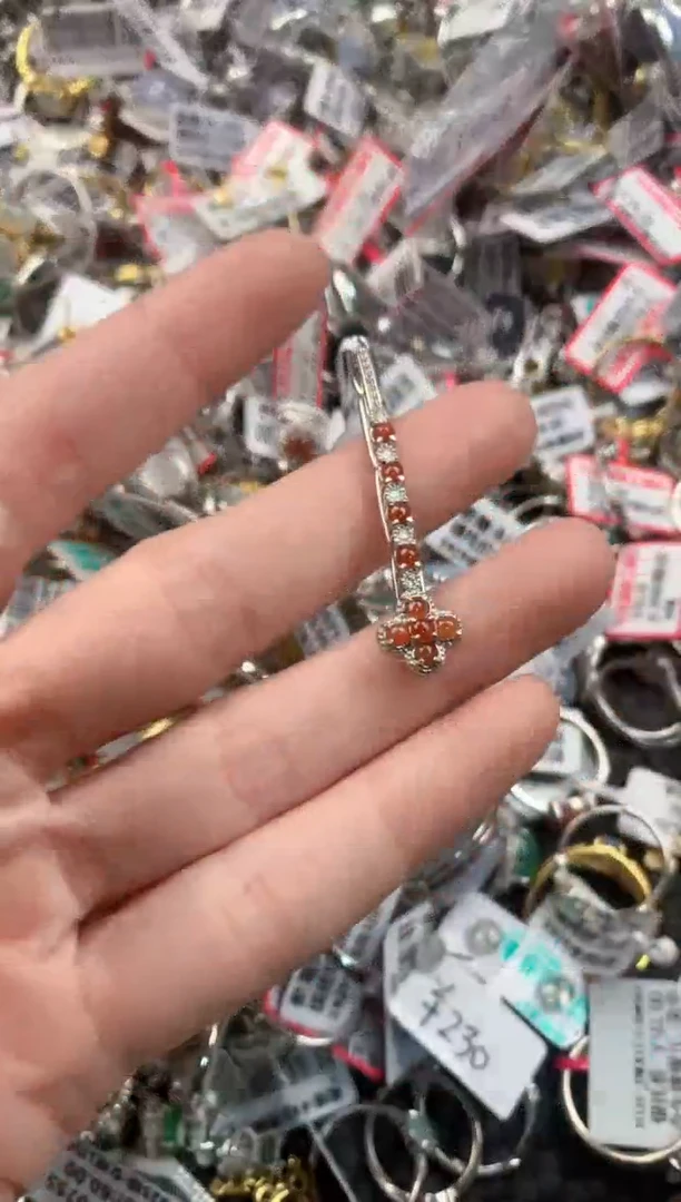 银S925镶嵌戒指翡翠444          2