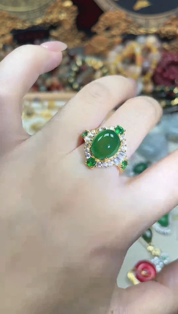 未镶嵌戒指玛瑙/玉髓多样性发货拍一发一