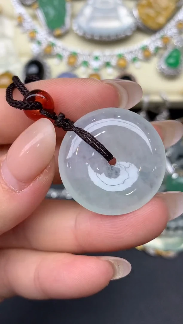 翡翠未镶嵌颈饰58-雪姐翡翠天天见