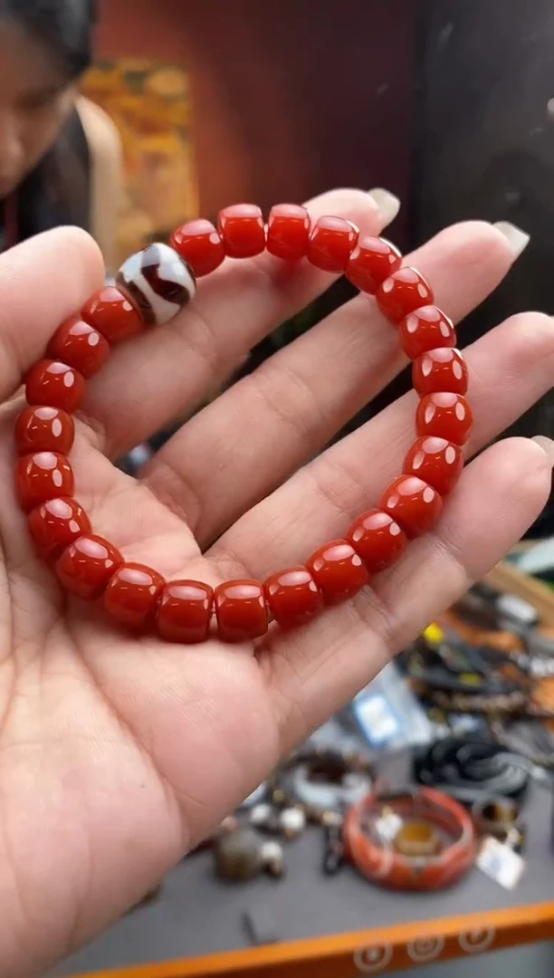 玛瑙/玉髓颈饰未镶嵌-0916-285 Y多样性发