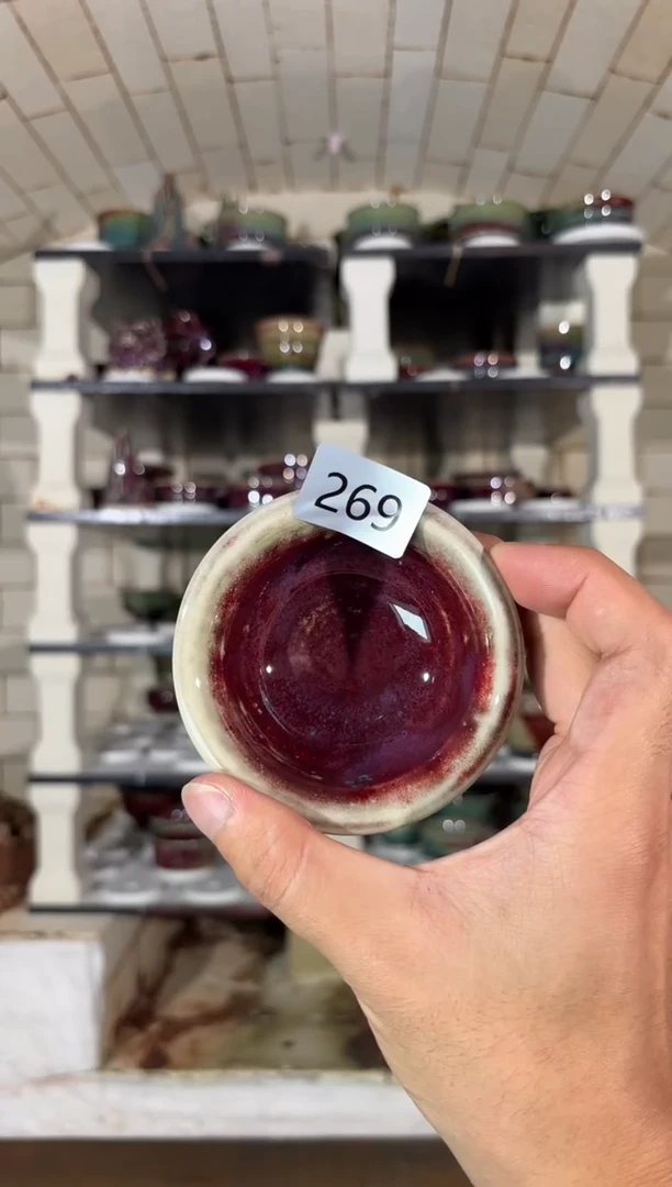 摆件精品窑变钧瓷茶器