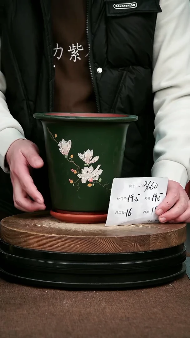 紫砂花盆花卉园艺3660+Z