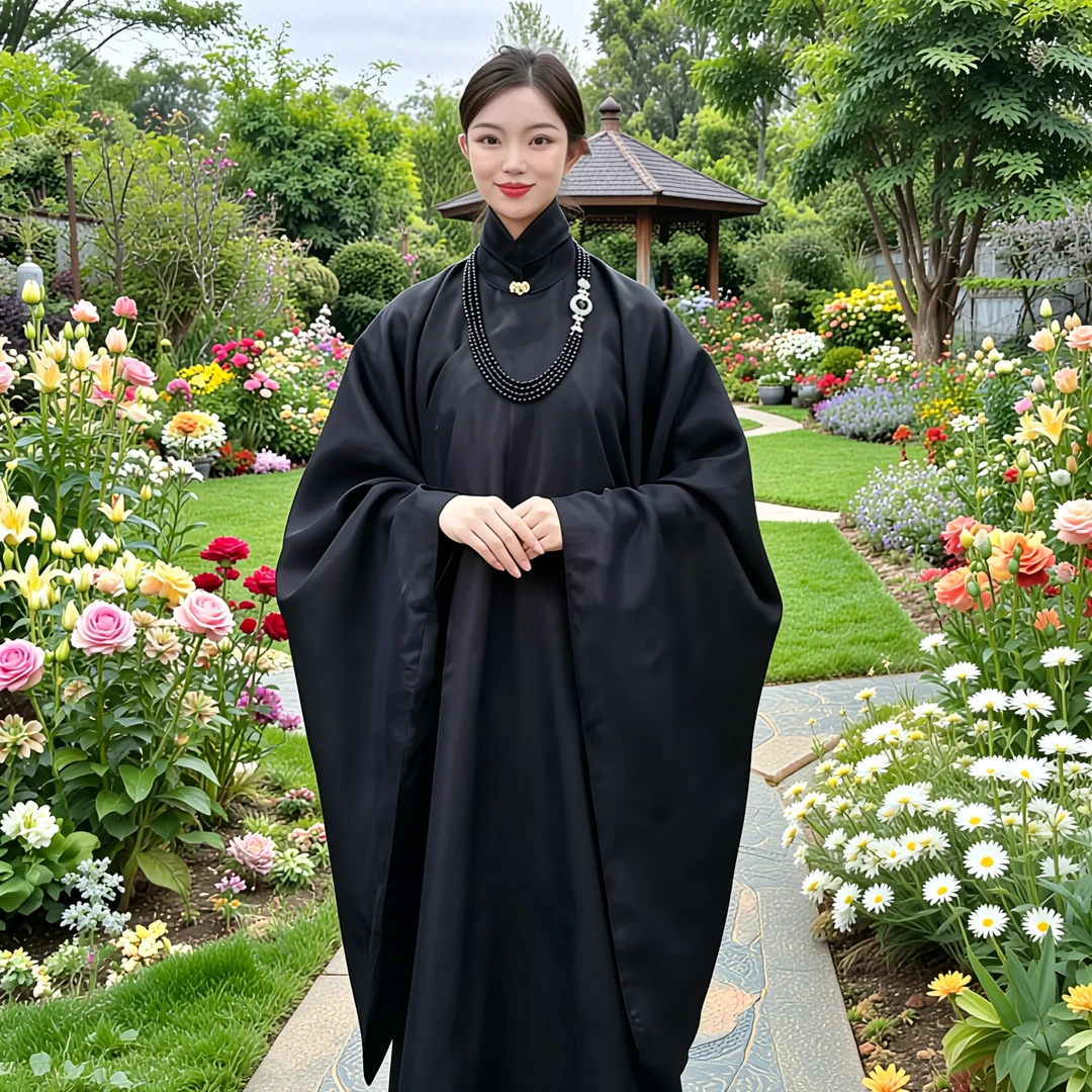 上海鉴界非遗香云纱明制汉服
