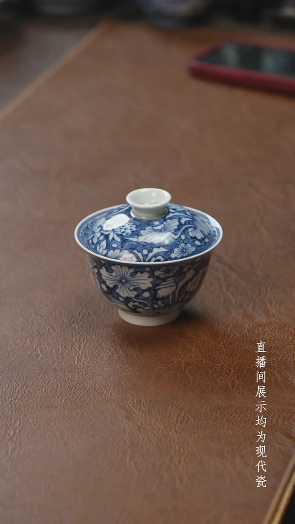 茶器茶器一鹭盖碗