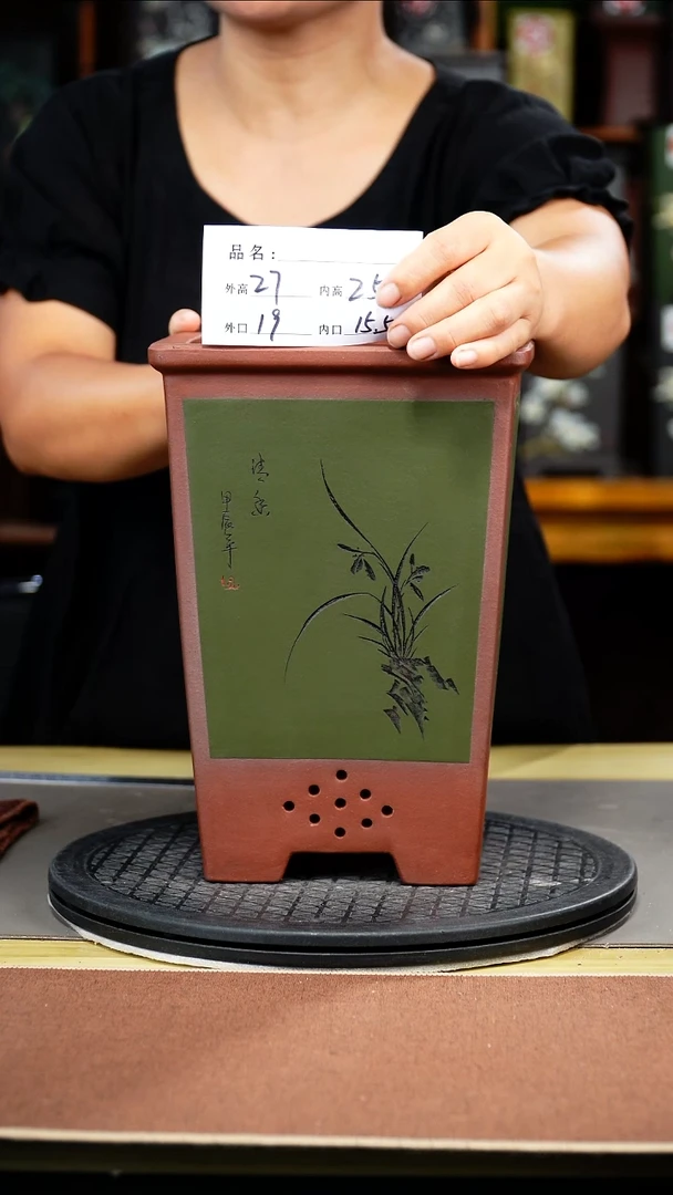 紫砂花盆紫砂花盆