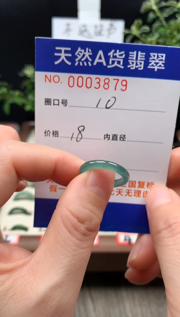 未镶嵌戒指翡翠10#