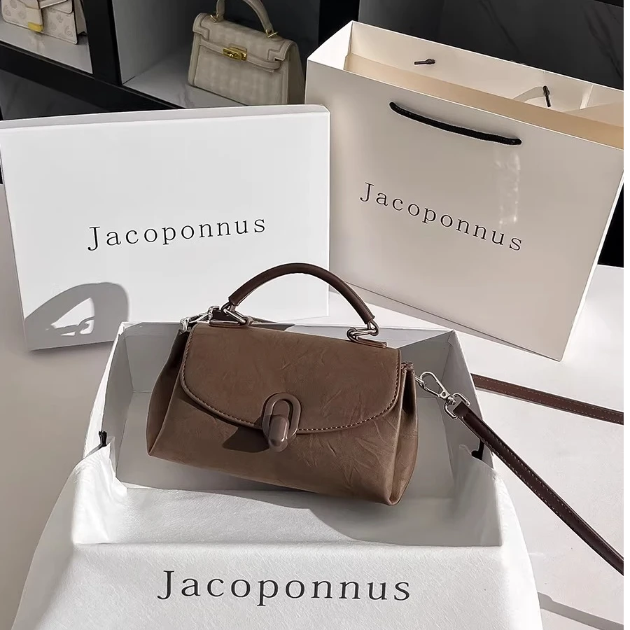 【雅各邦】小众设计时尚女包手提精致2025新款秋冬高级感轻奢潮流包