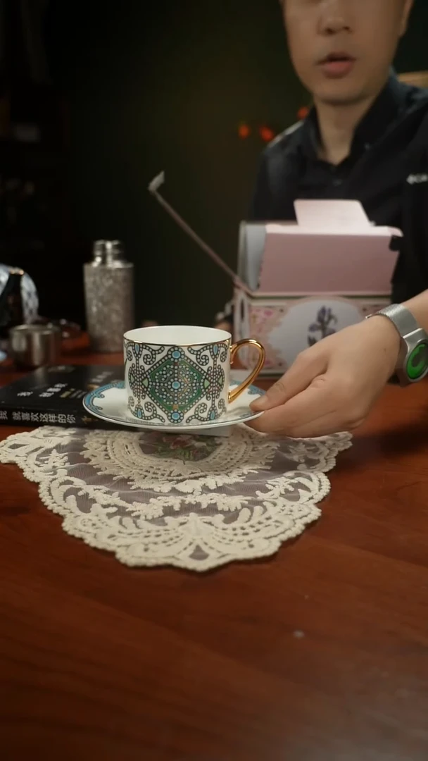 高端礼品（IPF家）铃兰杯碟-QL