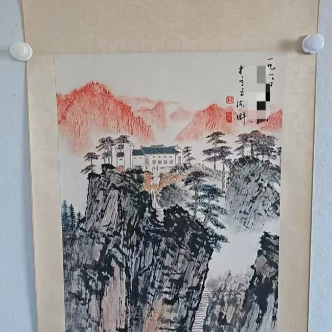 AA091 山水画 44×68cm