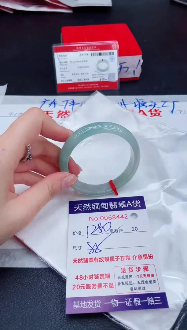 未镶嵌手镯翡翠1280