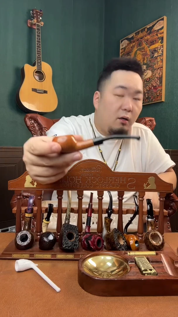 石楠木木雕款意大利进口石楠木烟斗