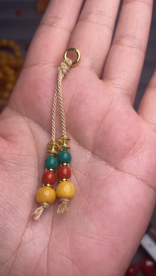 石英质玉多样性发货未镶嵌多样性发货铜环弟子珠