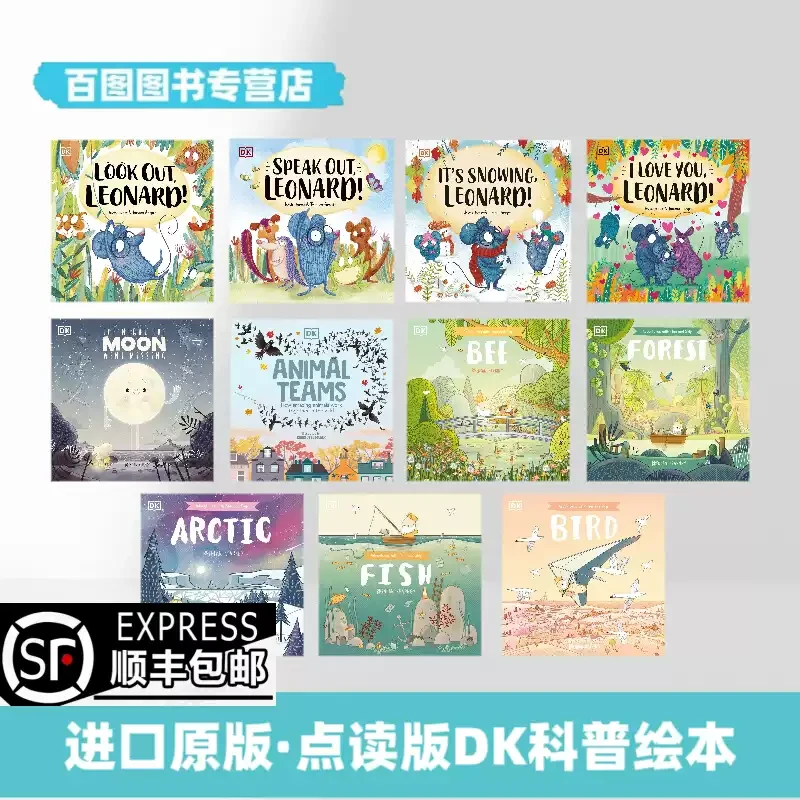 英文原版 DK儿童科普绘本新增点读款 小蝌蚪小达人点读