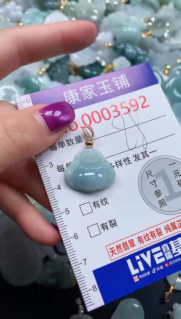 颈饰未镶嵌翡翠3592