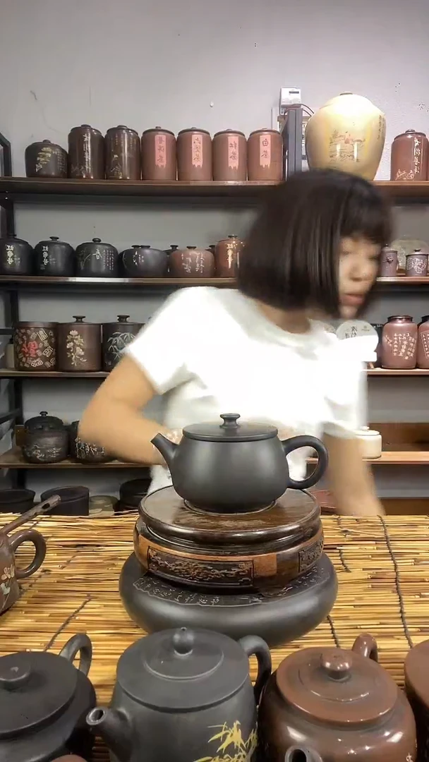 、*旧建水紫陶手工大容量壶