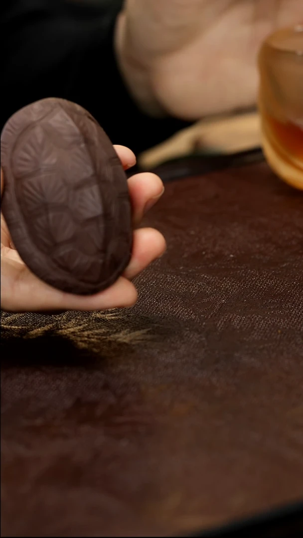 紫砂茶宠紫砂龟壳