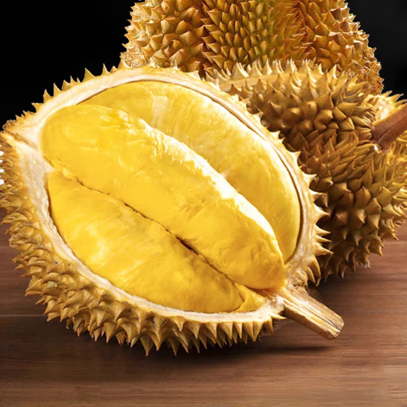 泰国AA金枕新鲜榴莲 4-7斤干包黄肉核小水果礼盒新鲜应季水果直播干包黄肉榴莲小时达榴莲同城配金枕泰国