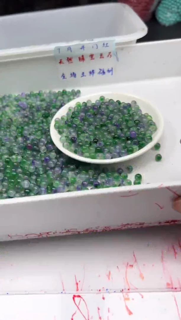玛瑙/玉髓颈饰未镶嵌w462冰深紫葡萄6mm*50颗