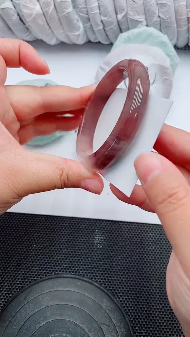 未镶嵌手镯石英质玉44-56-578