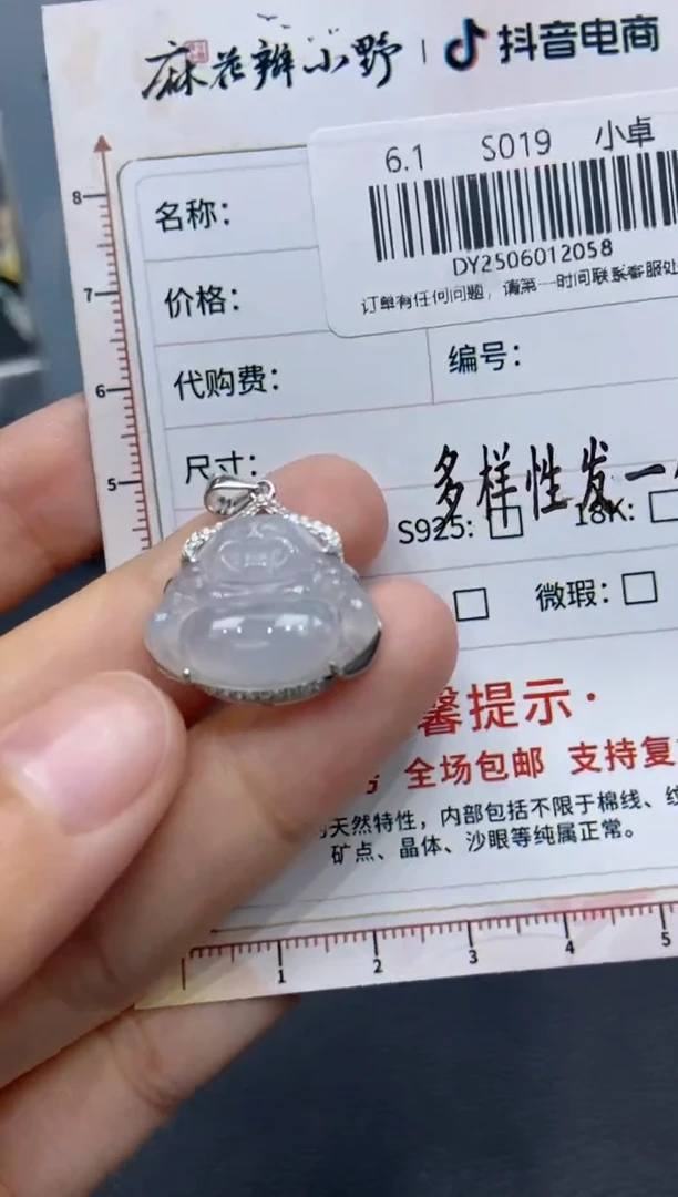 翡翠未镶嵌颈饰天然翡翠A货58多样性发一