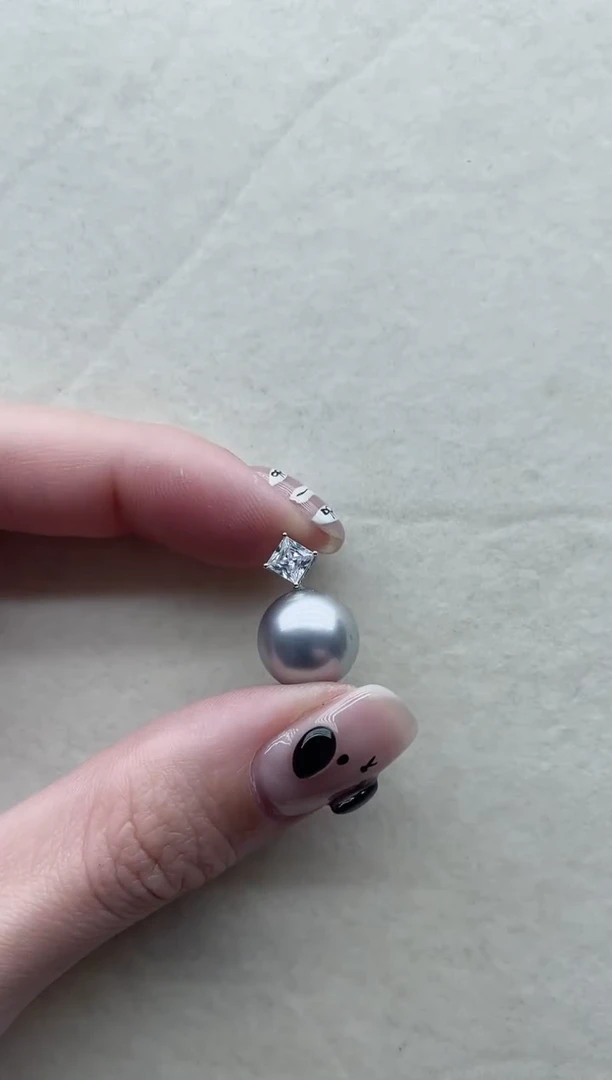 【闪购商品】海水珍珠吊坠18K金镶嵌74