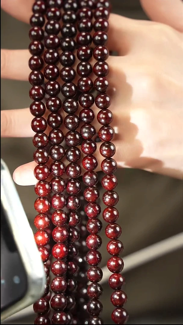 檀香紫檀（小叶紫檀）手串/手链0.8x108金星-399多样性随机发一串