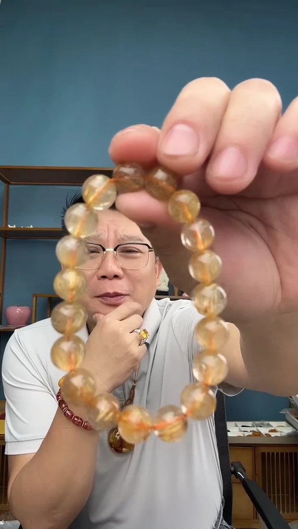 银S925镶嵌手串水晶微瑕介意勿拍14