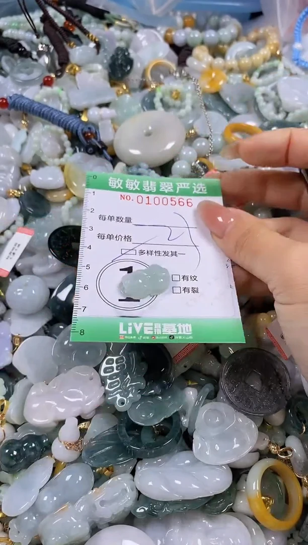 【闪购商品】翡翠颈饰未镶嵌闪购0100566多样性发其一