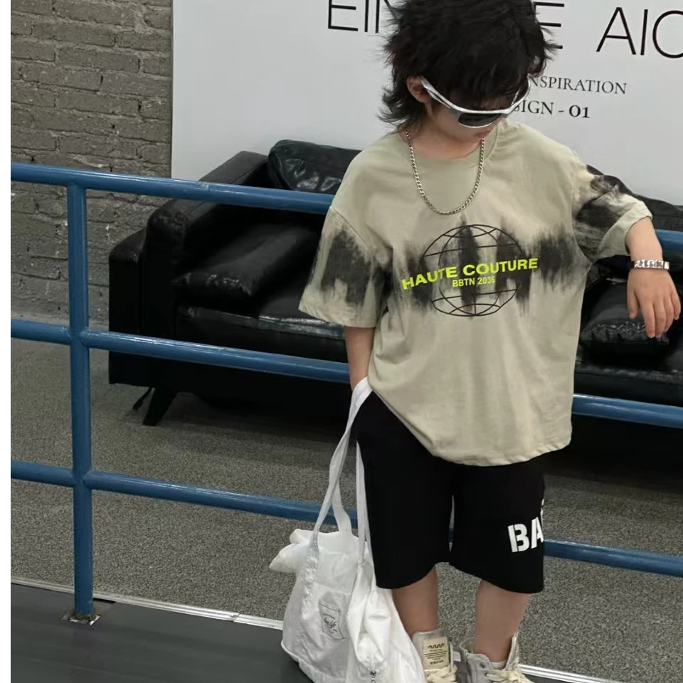 27133高端专享天花板夏款男宝短裤黑色（B)