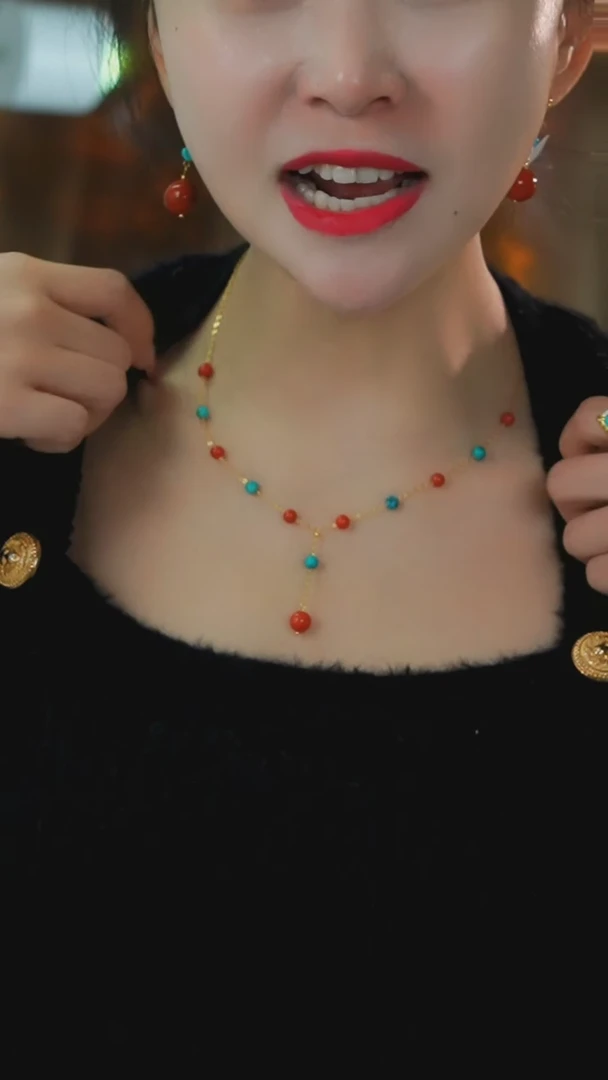 【闪购商品】南红玛瑙项链银S925镶嵌发货一件