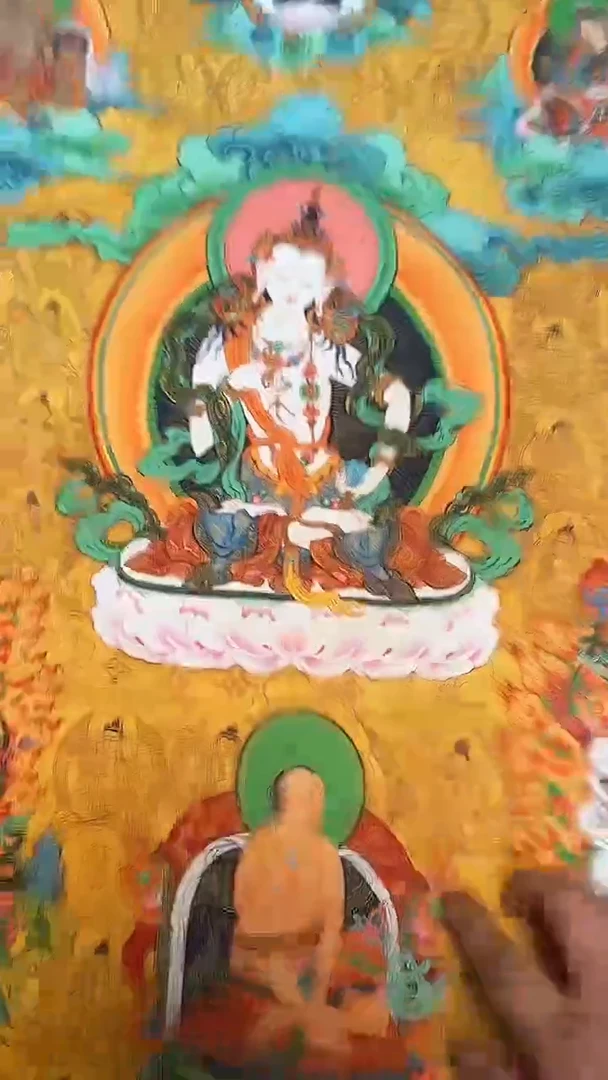 卷轴画古或今藏甄选唐卡097