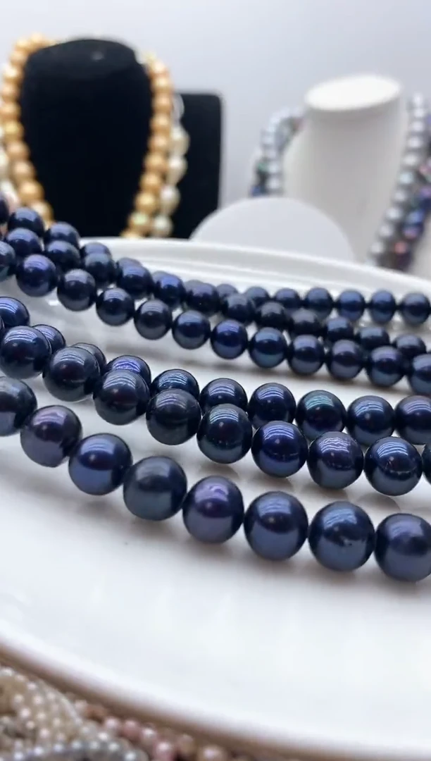 【闪购商品】淡水珍珠颈饰钛钢174