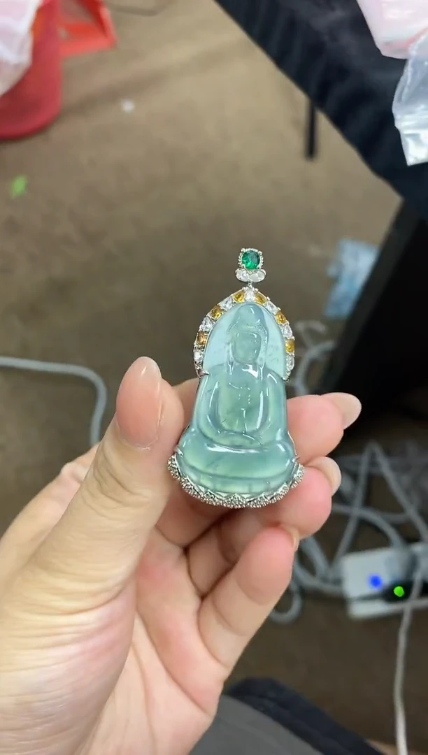 未镶嵌手链翡翠观音