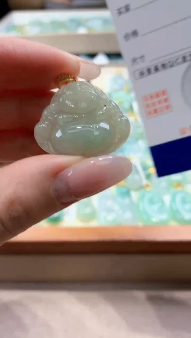 颈饰未镶嵌翡翠 天然缅甸a货翡翠
