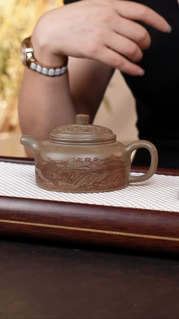 茶壶紫砂青段德中