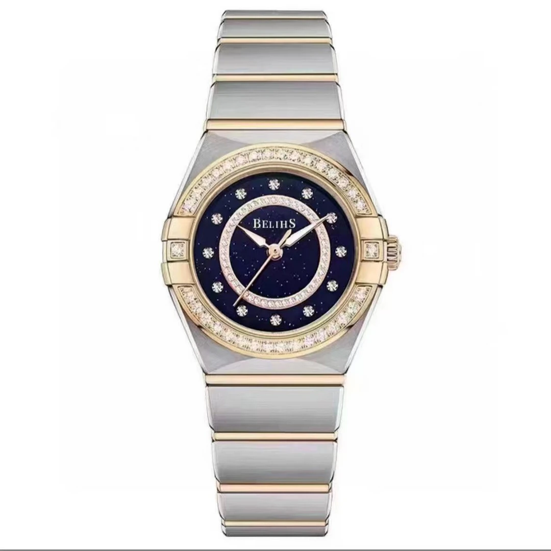 轻奢气质时尚百搭女士防水星空女士腕表9154