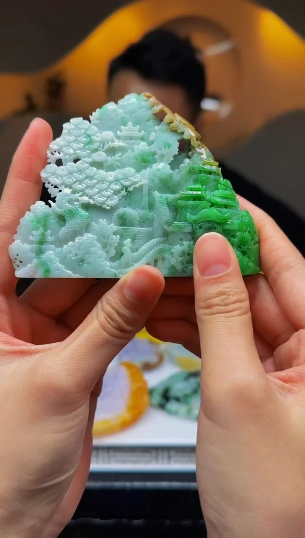 【闪购商品】定制翡翠未镶嵌Q04187翡翠毛货