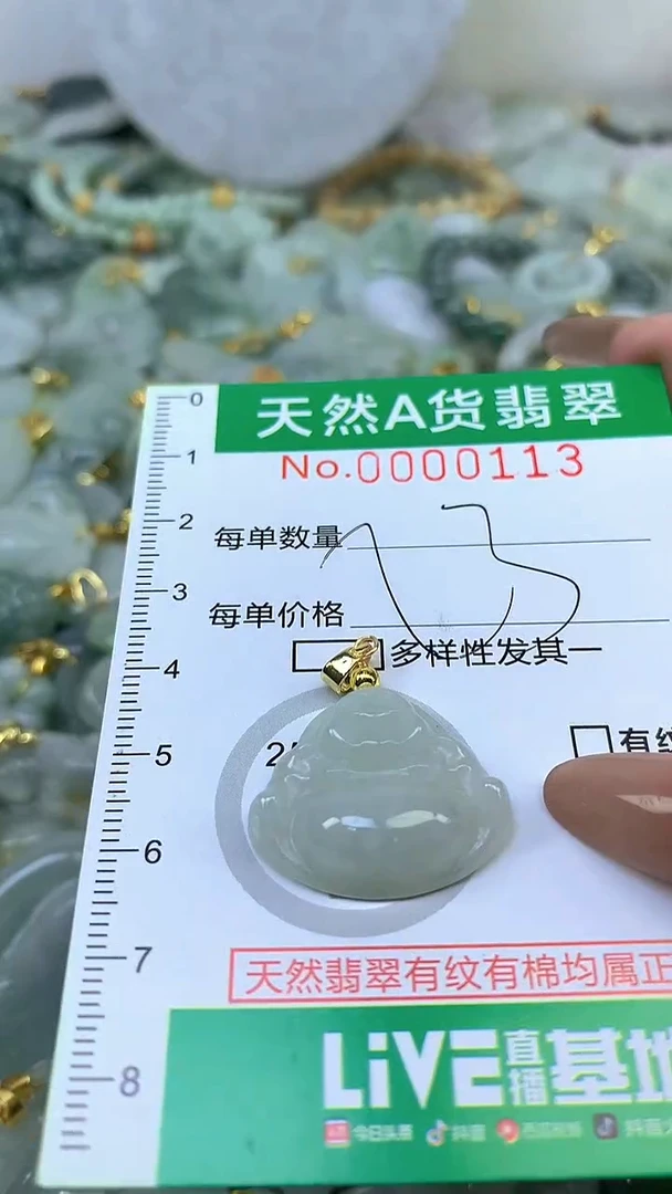 颈饰未镶嵌翡翠未镶嵌天然A货翡翠
