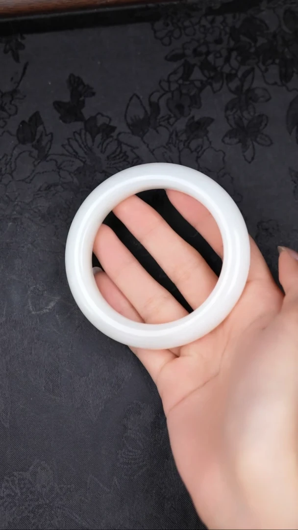 未镶嵌手镯和田玉（白玉）59工厂抛货 不退不换 多样性发其1---