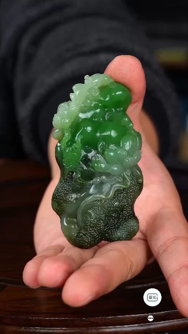 未镶嵌和田玉挂件福**生挂件