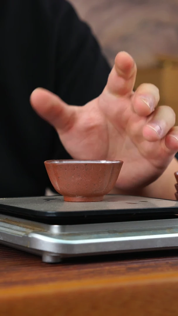 茶壶紫砂四方小杯子40CC