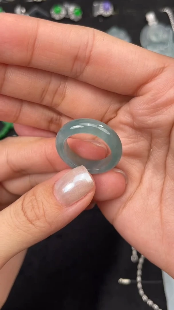 翡翠戒圈未镶嵌缅甸翡翠严选ZCS