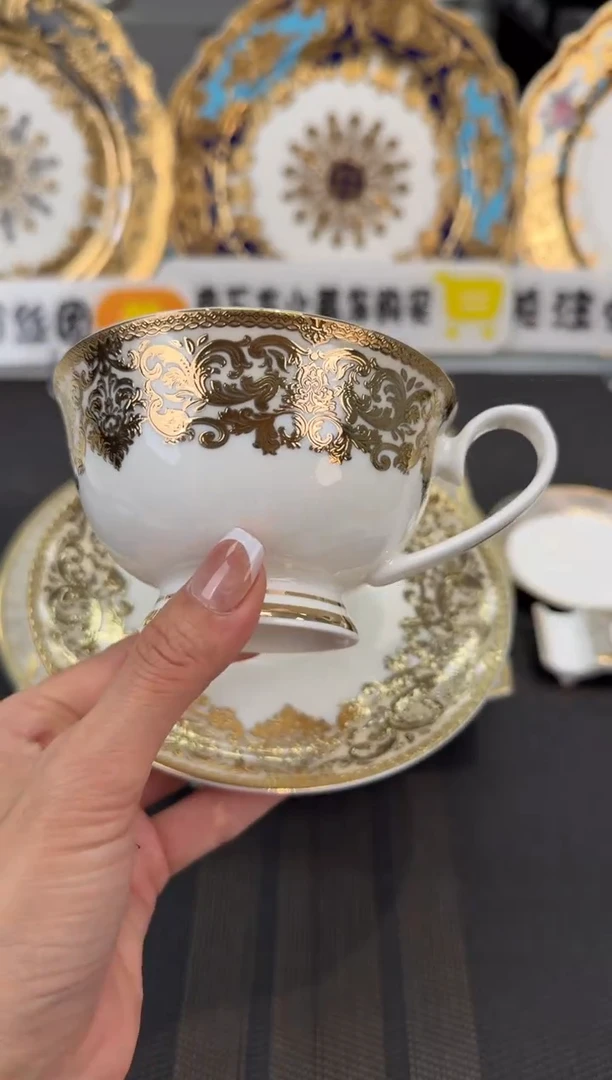 瓷片咖啡杯碟福利款