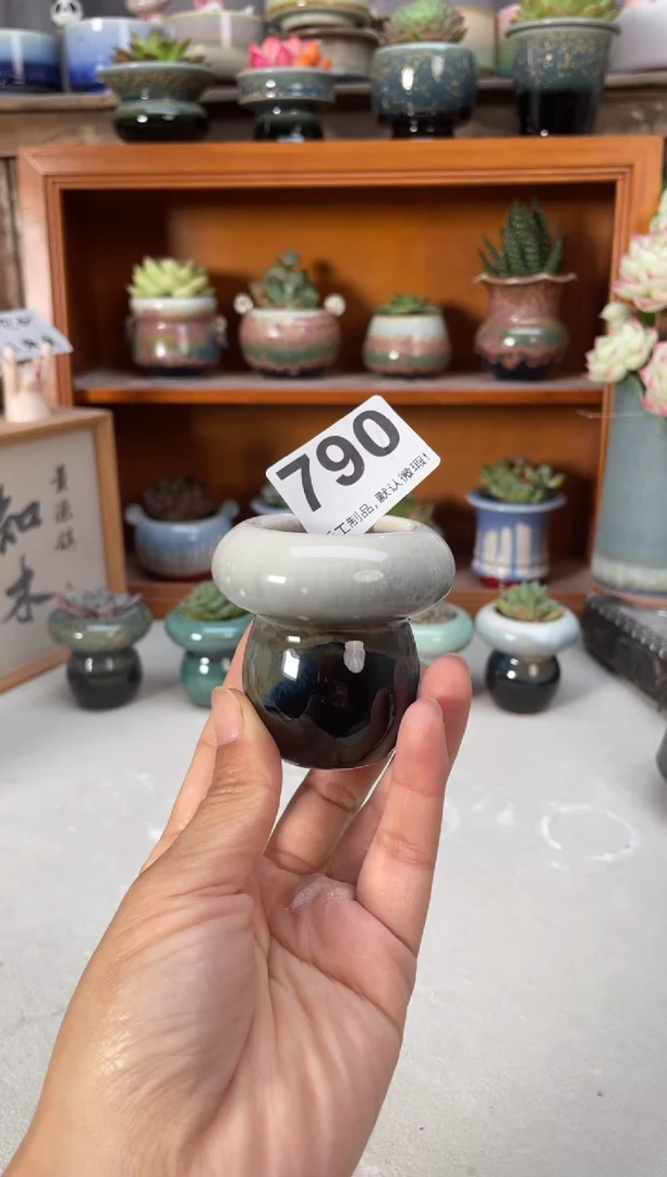 瓷片芝**铺790知木小芳花盆编号